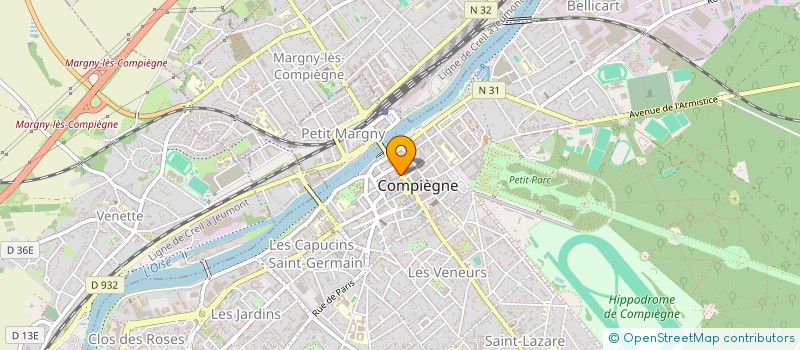 localisation de l'entreprise BSV2I  COMPIEGNE