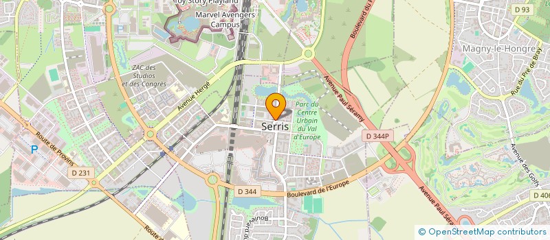 localisation de l'entreprise BSVE  SERRIS