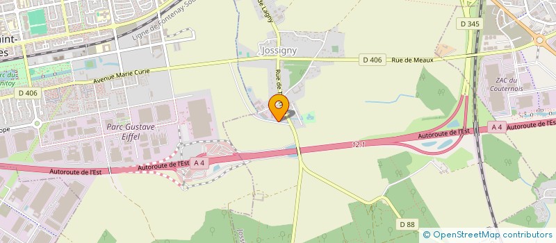 localisation de l'entreprise BSW  JOSSIGNY