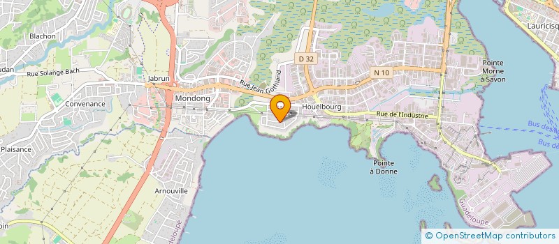 localisation de l'entreprise BT  BAIE-MAHAULT