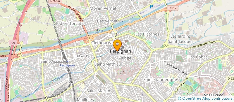 localisation de l'entreprise BT AGENCEMENT RENOV à PERPIGNAN