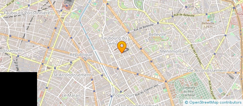 localisation de l'entreprise BT AUDITION  PARIS