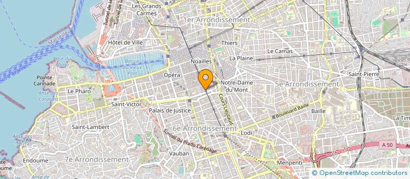 localisation de l'entreprise BT-BAT à MARSEILLE