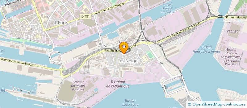 localisation de l'entreprise BT BATIMENT à LE HAVRE