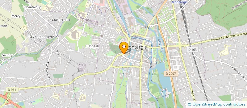 localisation de l'entreprise BT COM RESEAU à MONTARGIS