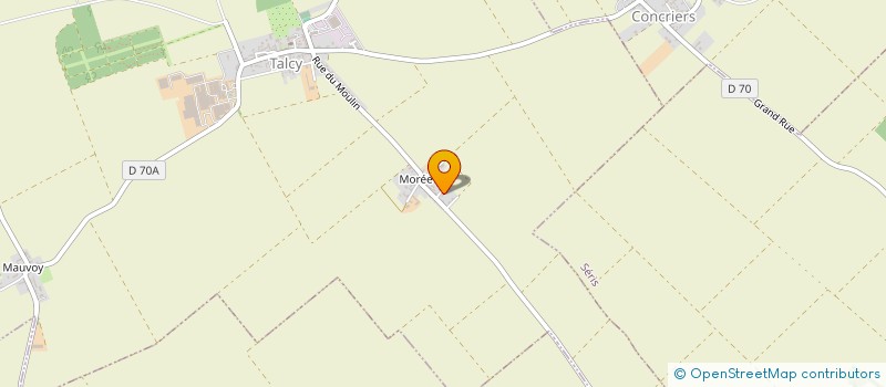 localisation de l'entreprise BT CONCEPT  TALCY