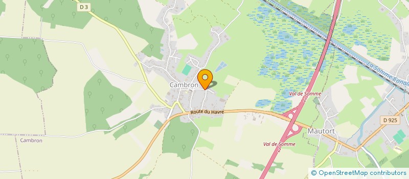 localisation de l'entreprise BT CONCEPT  CAMBRON