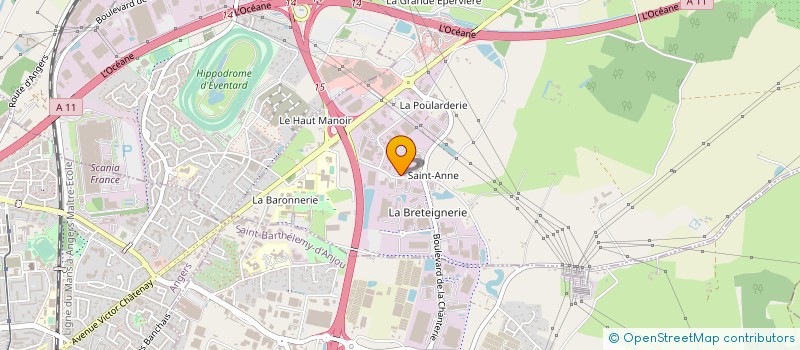 localisation de l'entreprise BT CONCEPT-ECO à VERRIERES-EN-ANJOU