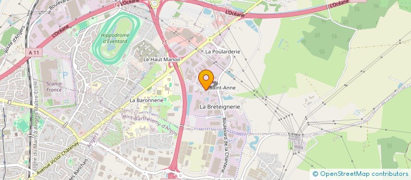 localisation de l'entreprise BT CONCEPT PRODUCTION à VERRIERES-EN-ANJOU