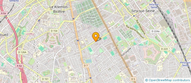 localisation de l'entreprise BT CONSTRUCTION  VILLEJUIF