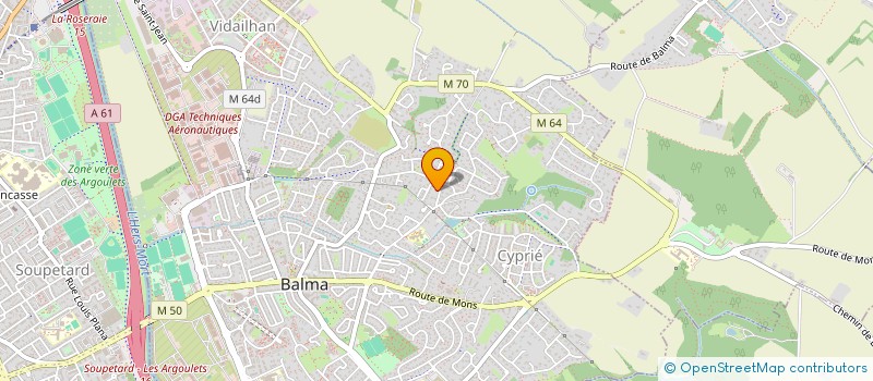 localisation de l'entreprise BT CONSULTATIONS  BALMA