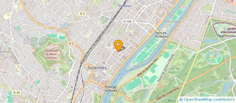 localisation de l'entreprise BT CONSULTING à SURESNES