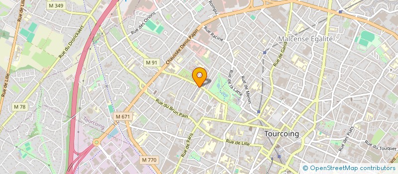 localisation de l'entreprise BT CONTROL à TOURCOING
