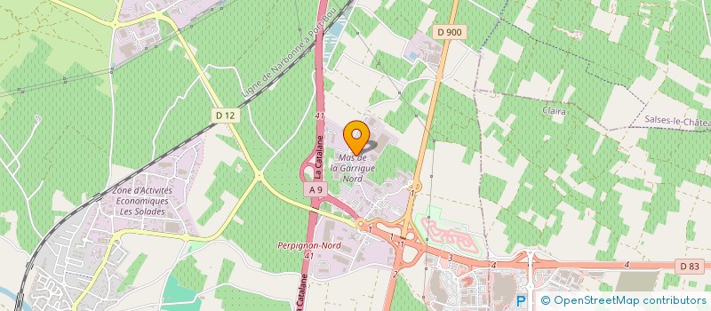 localisation de l'entreprise BT CORP. à RIVESALTES