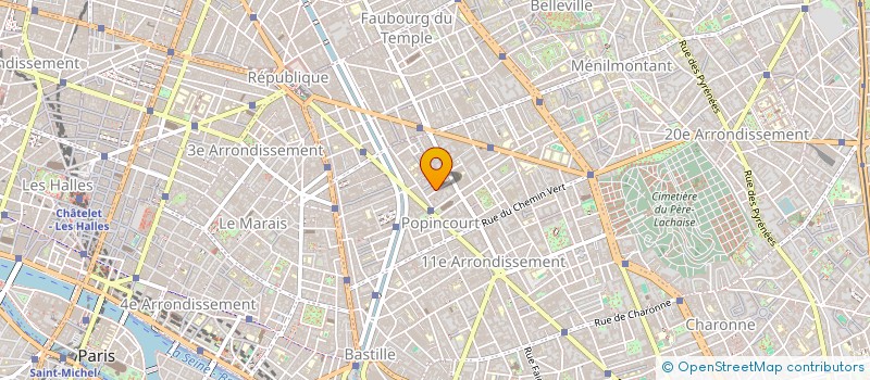 localisation de l'entreprise BT COSMETICS FRANCE  PARIS