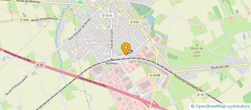 localisation de l'entreprise BT DEKNEUDT à BAILLEUL