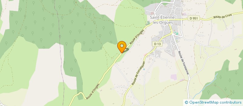 localisation de l'entreprise BT DIS à SAINT-ETIENNE-LES-ORGUES