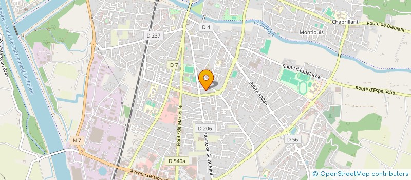 localisation de l'entreprise BT-DROME 26  MONTELIMAR