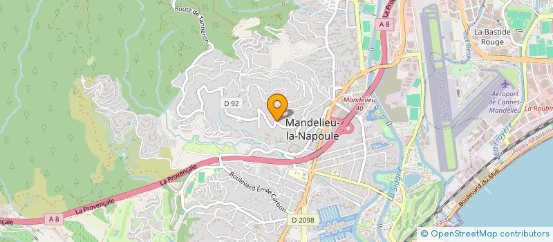 localisation de l'entreprise BT ECO RENOVATION  MANDELIEU-LA-NAPOULE