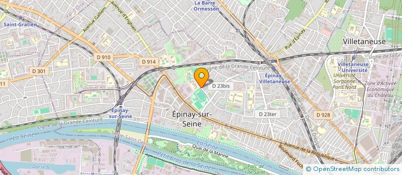 localisation de l'entreprise BT ENERGIE à EPINAY-SUR-SEINE