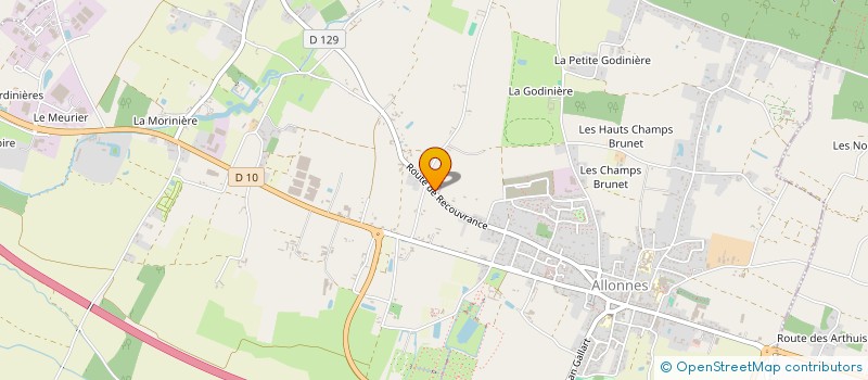localisation de l'entreprise BT ENERGIES à ALLONNES