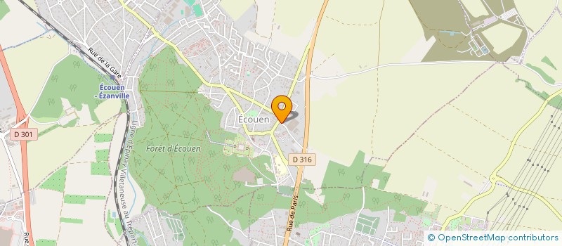 localisation de l'entreprise BT ENTREPRISE  ECOUEN