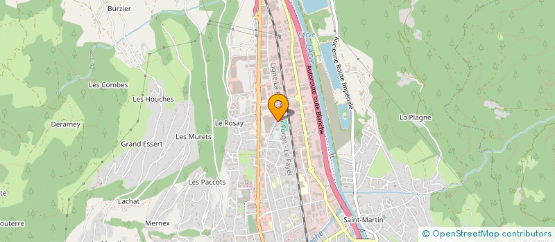 localisation de l'entreprise BT FONDATION  SALLANCHES