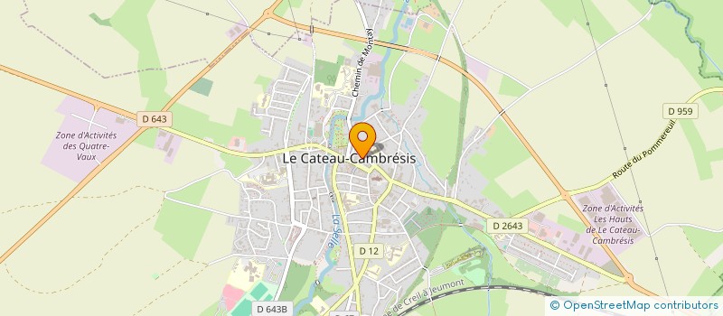 localisation de l'entreprise BT FRANCE RENOVATION  LE CATEAU-CAMBRESIS