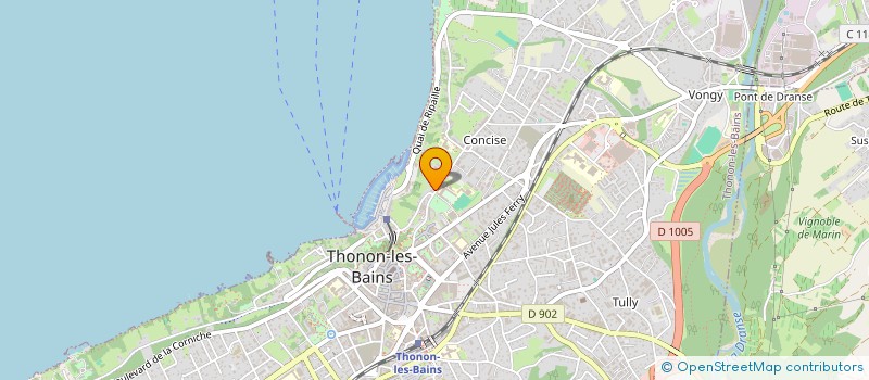 localisation de l'entreprise BT GREEN à THONON-LES-BAINS