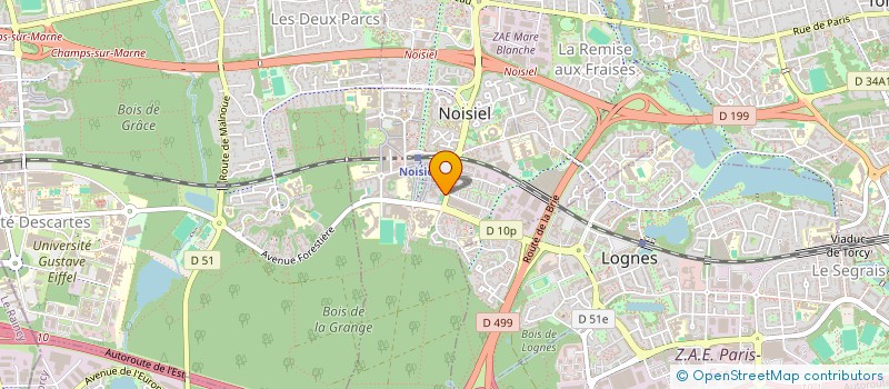 localisation de l'entreprise BT GROUP  NOISIEL