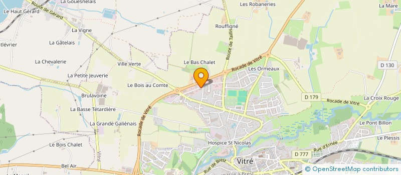 localisation de l'entreprise BT HOLDING  VITRE