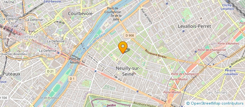 localisation de l'entreprise BT HOLDING NEUILLY à NEUILLY-SUR-SEINE