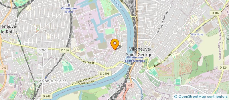 localisation de l'entreprise BT IMM  CONCEPT  VILLENEUVE-LE-ROI