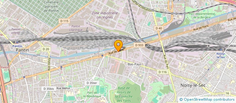 localisation de l'entreprise BT IMMO  ROMAINVILLE