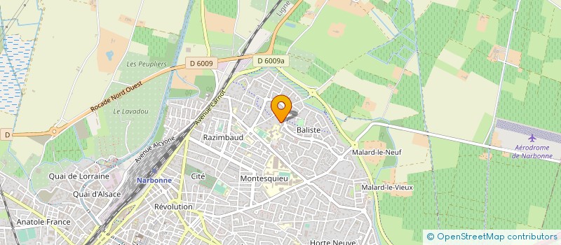 localisation de l'entreprise BT IMMO  NARBONNE