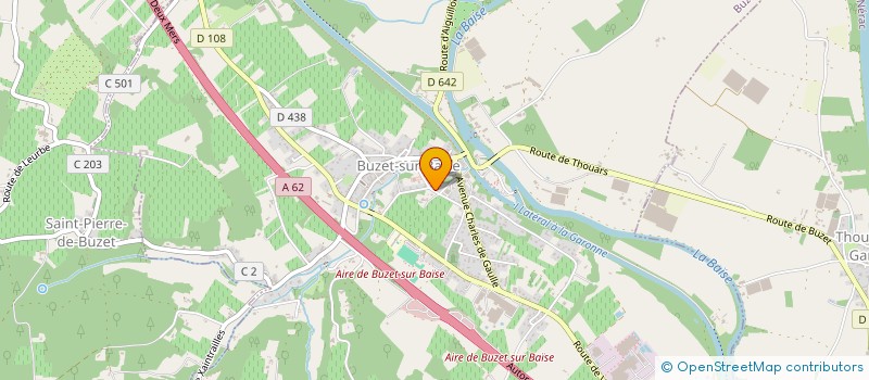 localisation de l'entreprise BT INVEST  BUZET SUR BAISE