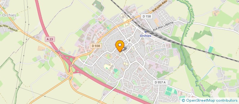 localisation de l'entreprise BT JANTZEN  ORCHIES