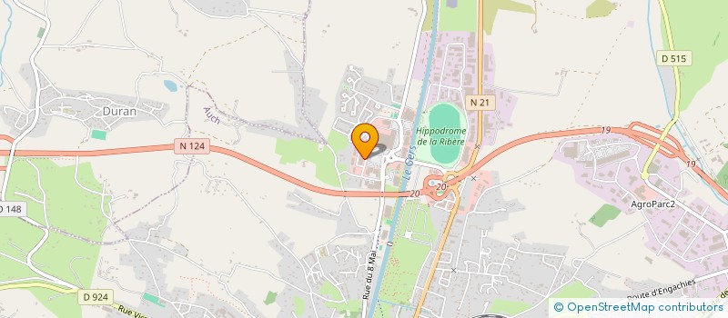 localisation de l'entreprise BT LITERIE  AUCH