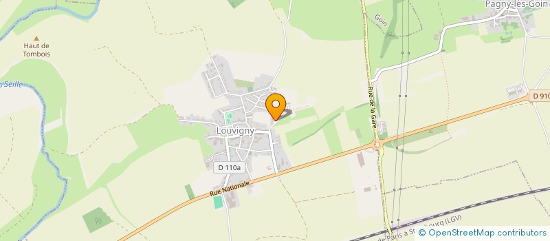 localisation de l'entreprise BT MACONNERIE  LOUVIGNY