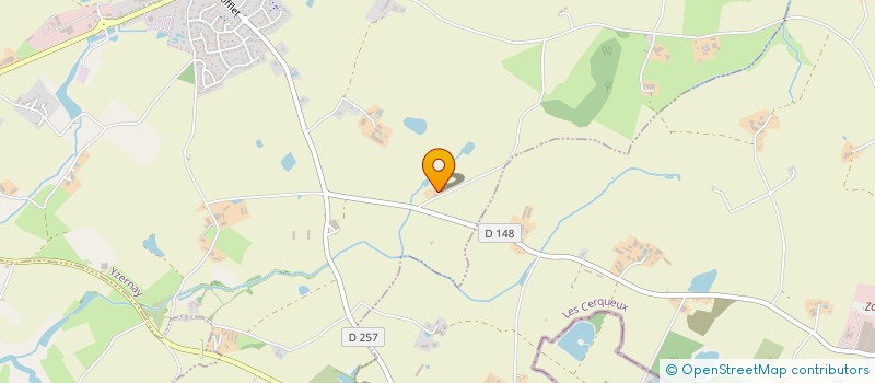 localisation de l'entreprise BT PEINTURE DECO  YZERNAY