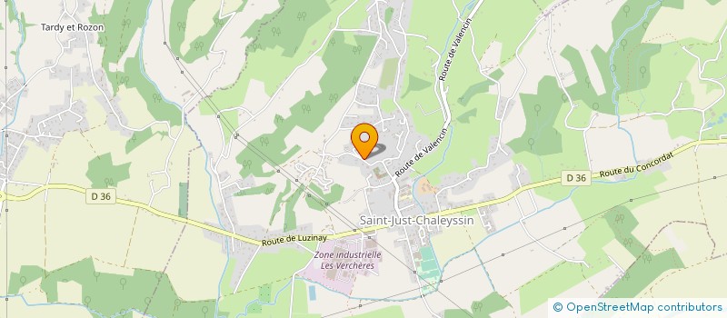 localisation de l'entreprise BT PF  SAINT-JUST-CHALEYSSIN