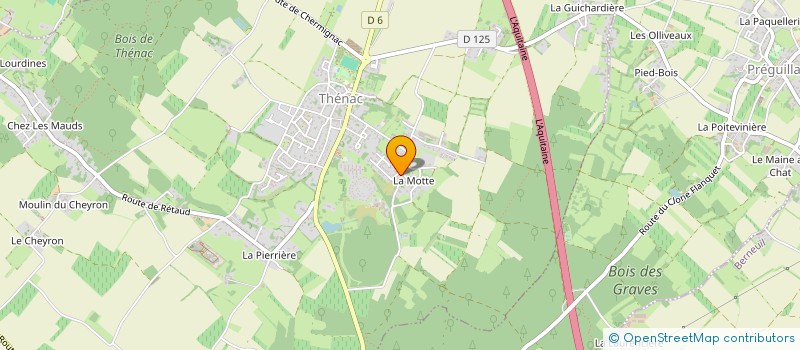 localisation de l'entreprise BT.PILOTE  THENAC