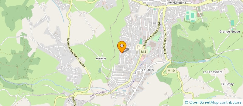 localisation de l'entreprise BT PLOMBERIE  SAINT-GENEST-LERPT