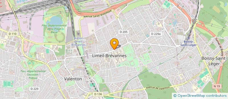 localisation de l'entreprise BT PRO à LIMEIL-BREVANNES