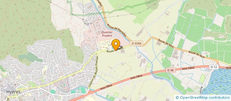 localisation de l'entreprise BT RENOV à HYERES