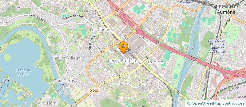 localisation de l'entreprise BT RENOVATION SARL  CERGY