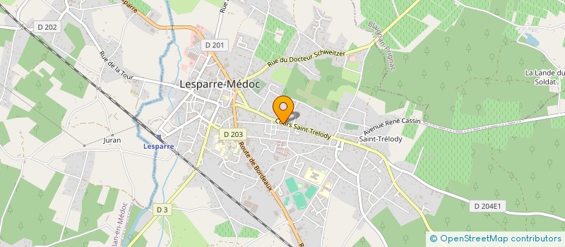 localisation de l'entreprise BT RESTAURATION  LESPARRE-MEDOC