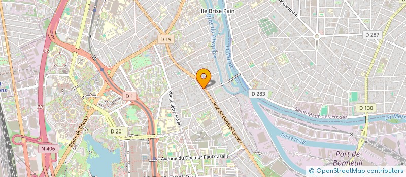 localisation de l'entreprise BT SECURITE PRIVEE  CRETEIL