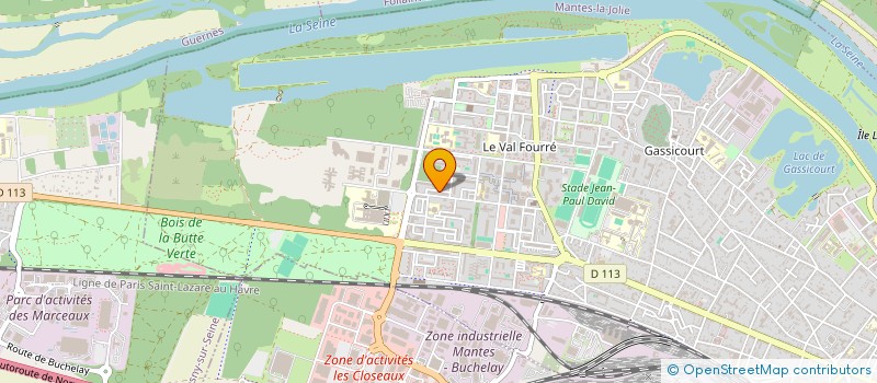 localisation de l'entreprise BT SERRURERIE à MANTES-LA-JOLIE