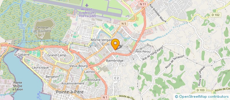 localisation de l'entreprise BT SERVICE PLUS à LES ABYMES